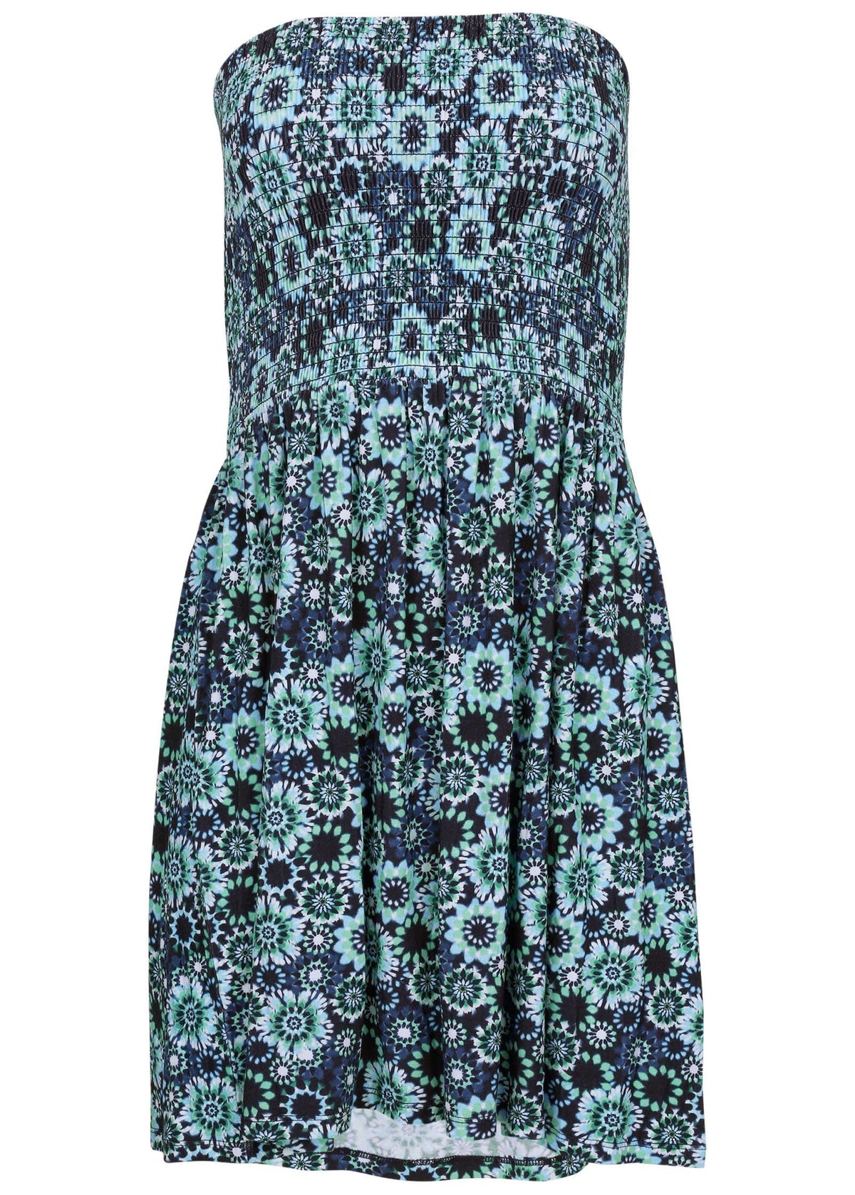 Convertible Cover Up Dress Cool Kaleidoscope