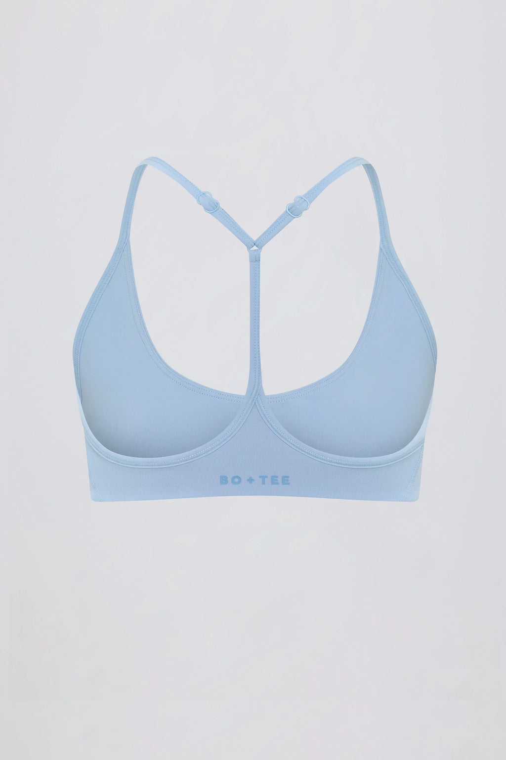 Soft Active Racerback Sports Bra in Sky