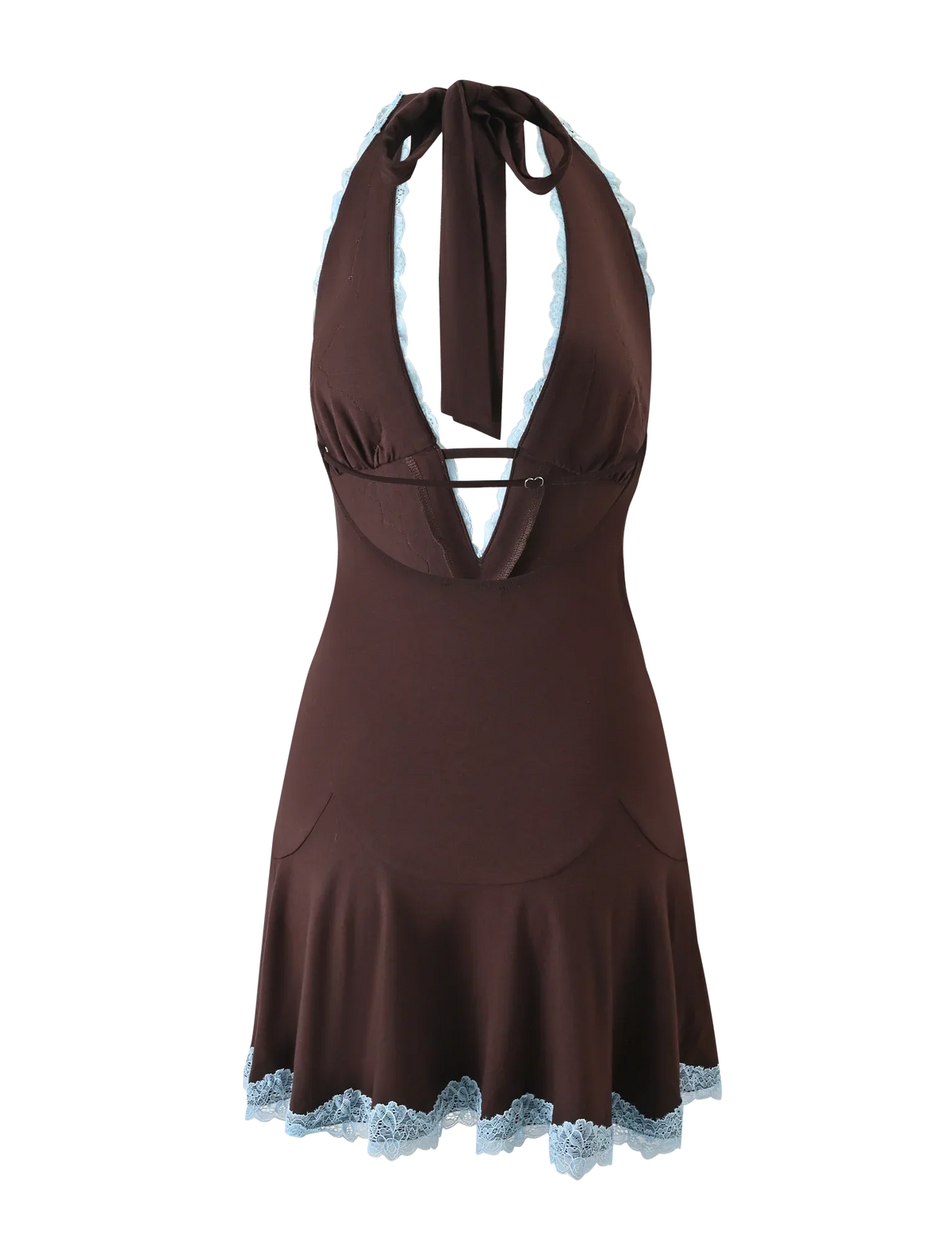 TALIYAH MINI DRESS CHOCOLATE