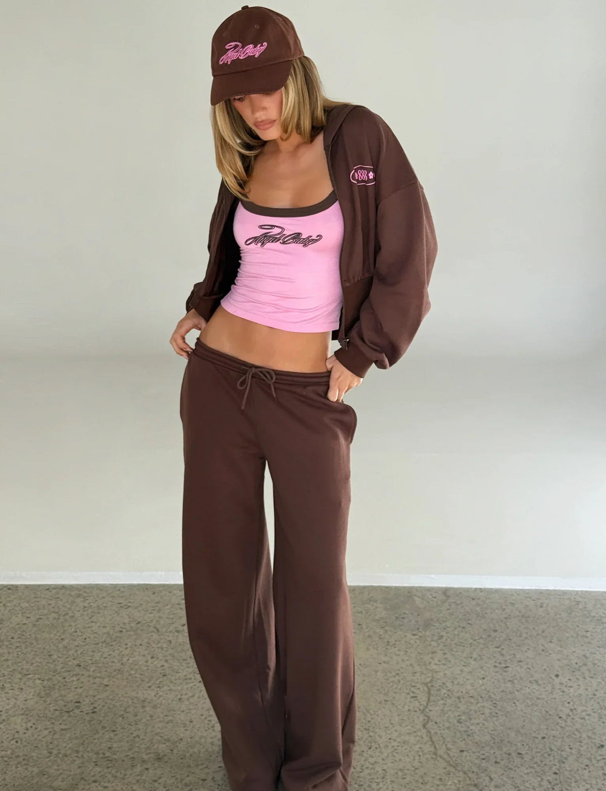 MERRYN TRACK PANT CHOCOLATE