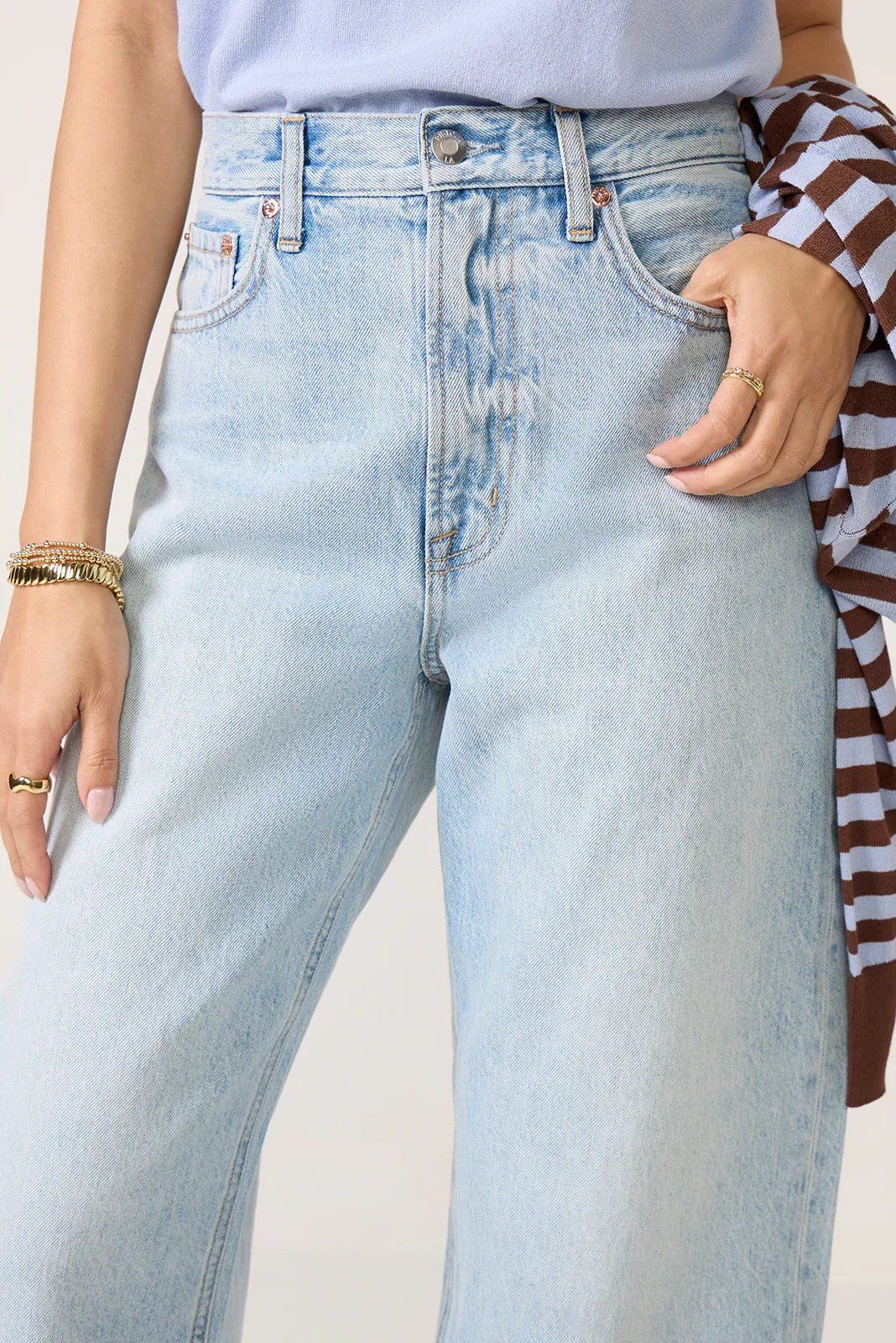 Petite Wes Barrel Jean