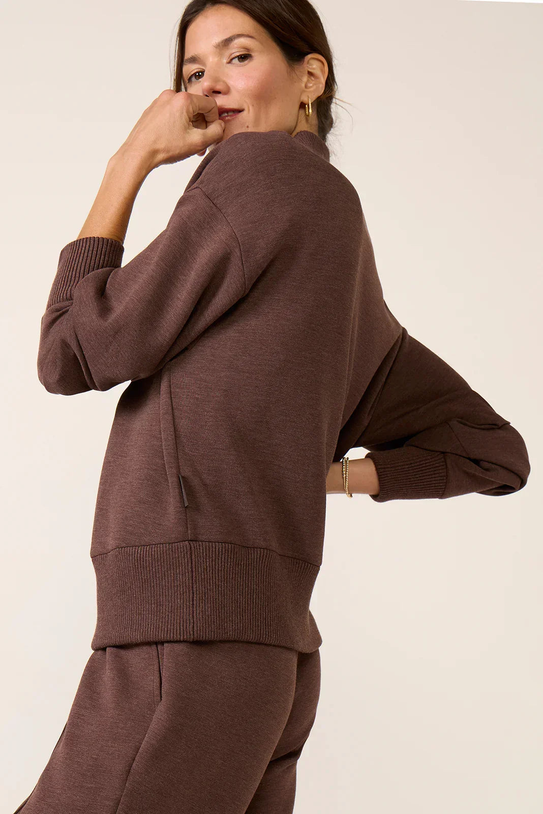 Sally Half Zip Sweat