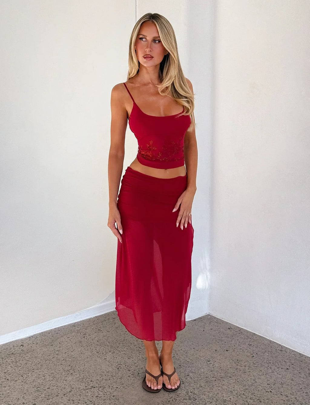 OCTAVIA TOP RED