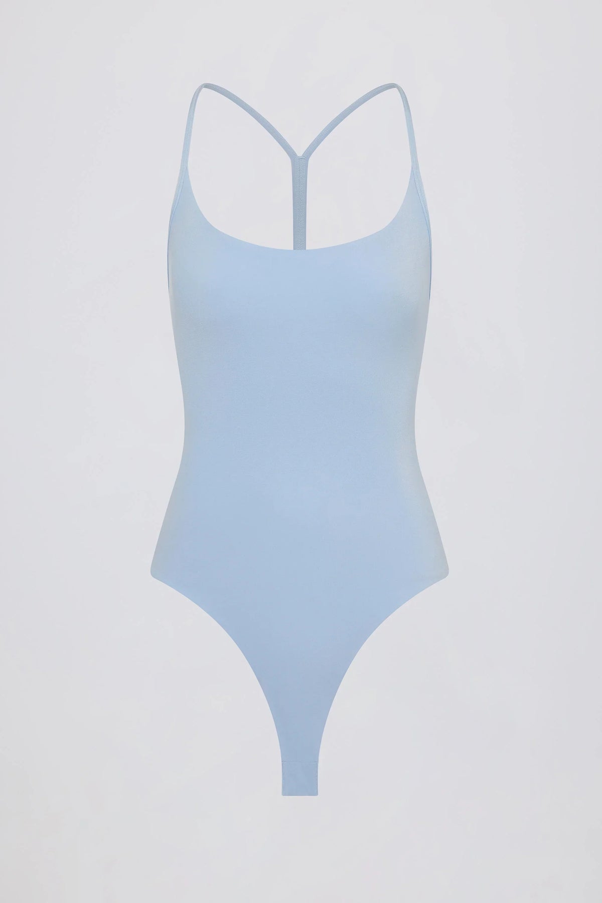 Cut Out Bodysuit in Sky