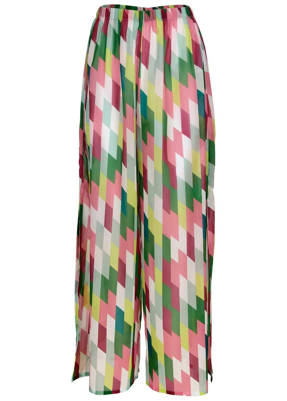 Palazzo Cover Up Pants Dynamic Geo Large