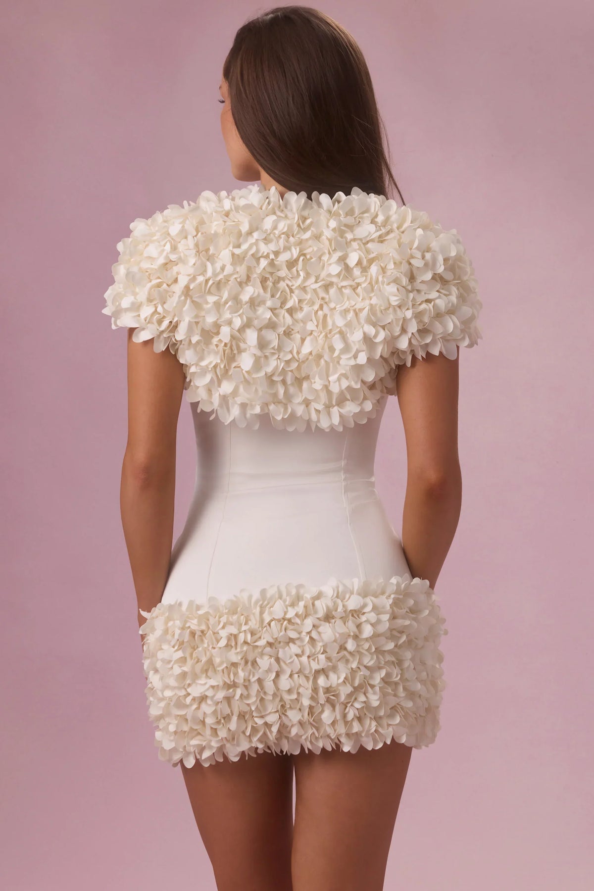Cropped Bolero in Pearl
