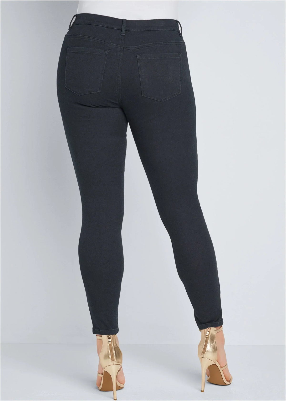 Heidi Skinny Jeans Black Denim
