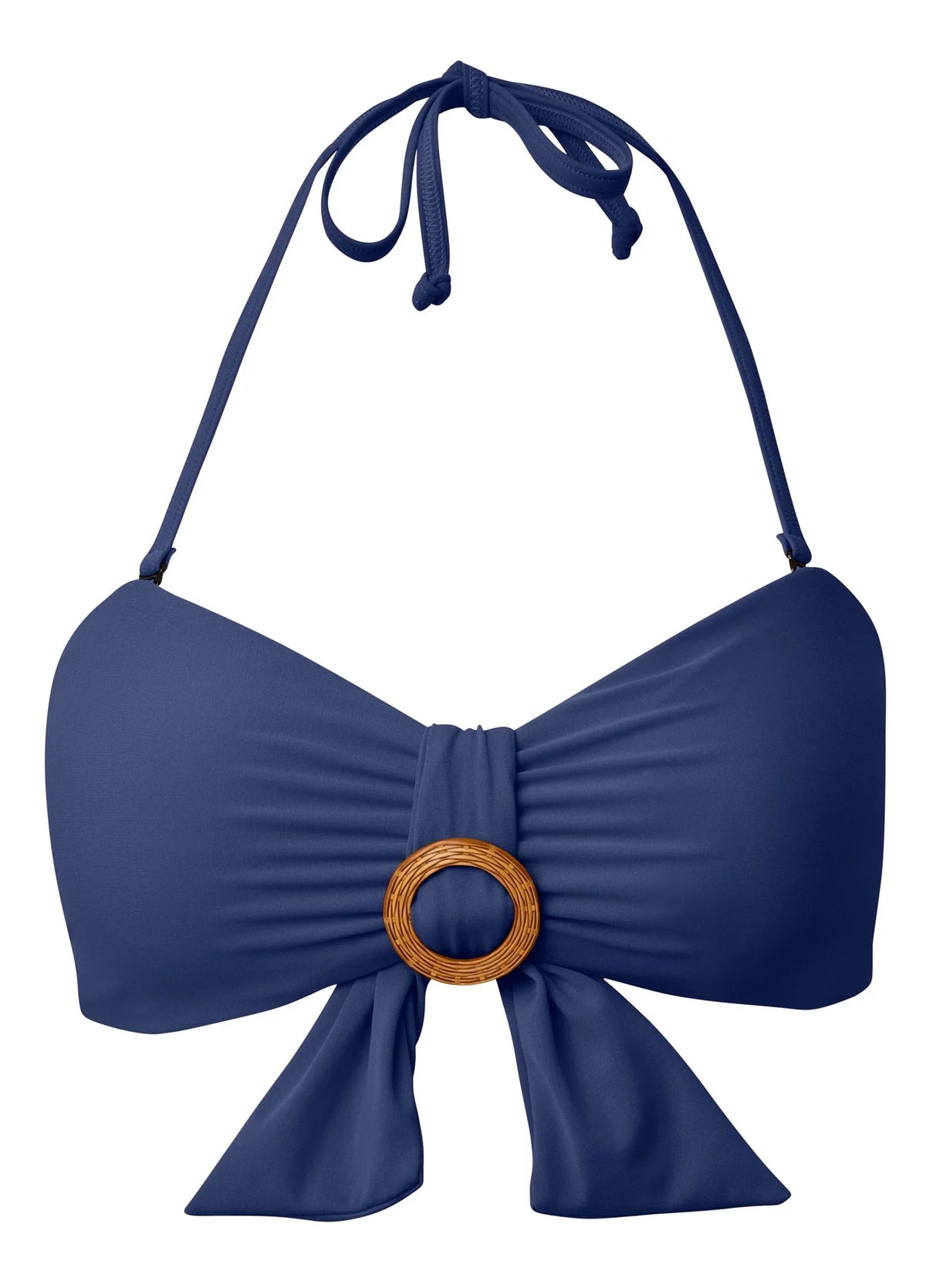 Ring Front Bandeau Top Ultramarine Blue