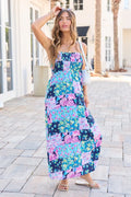 Aria Black Floral Maxi Dress SALE