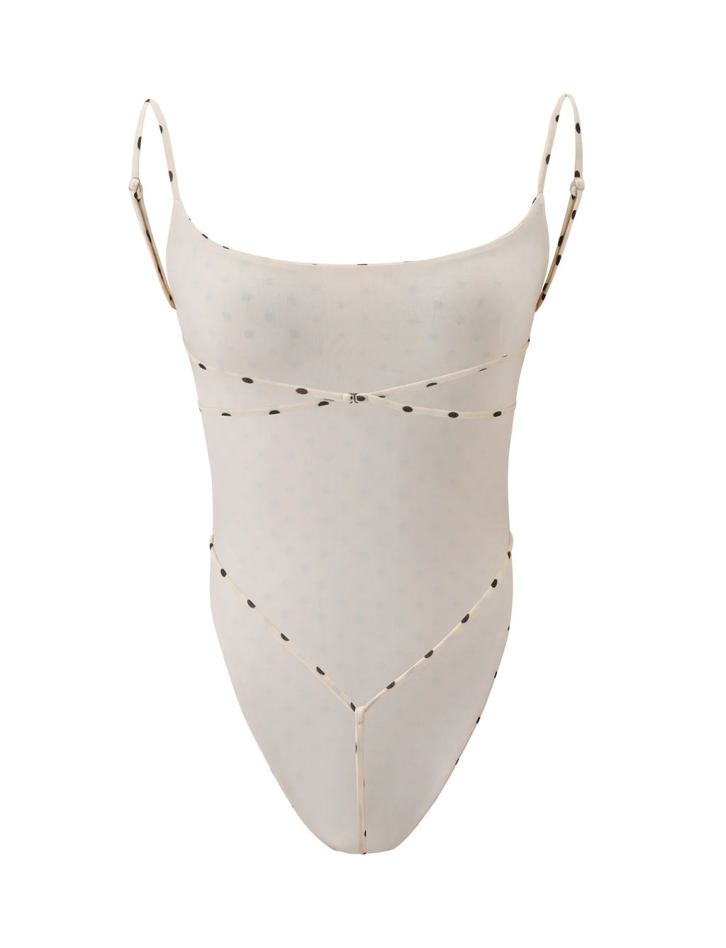 MINERVA BODYSUIT CREAM DOT