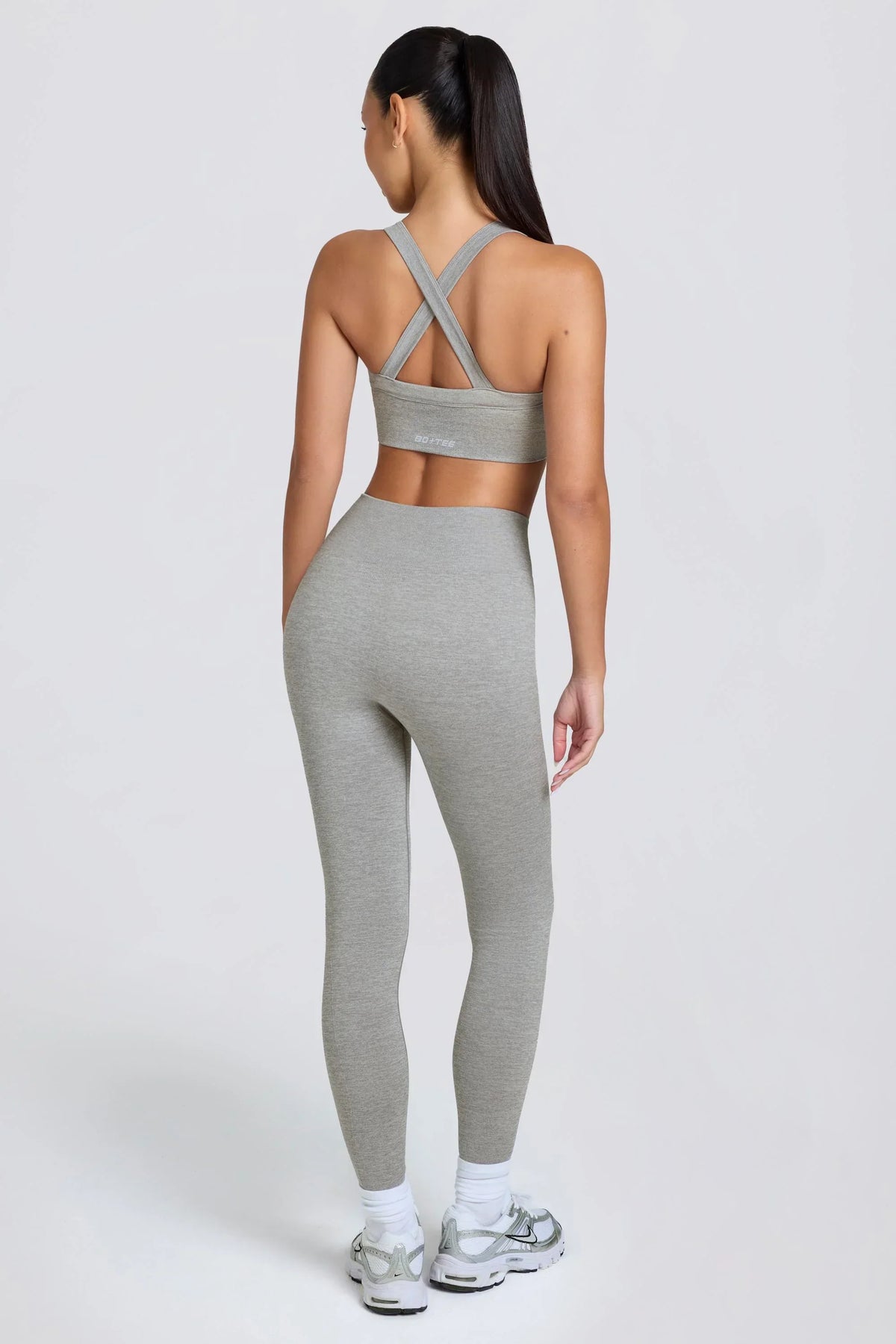 Super Sculpt Seamless High Waist Leggings in Grey Marl
