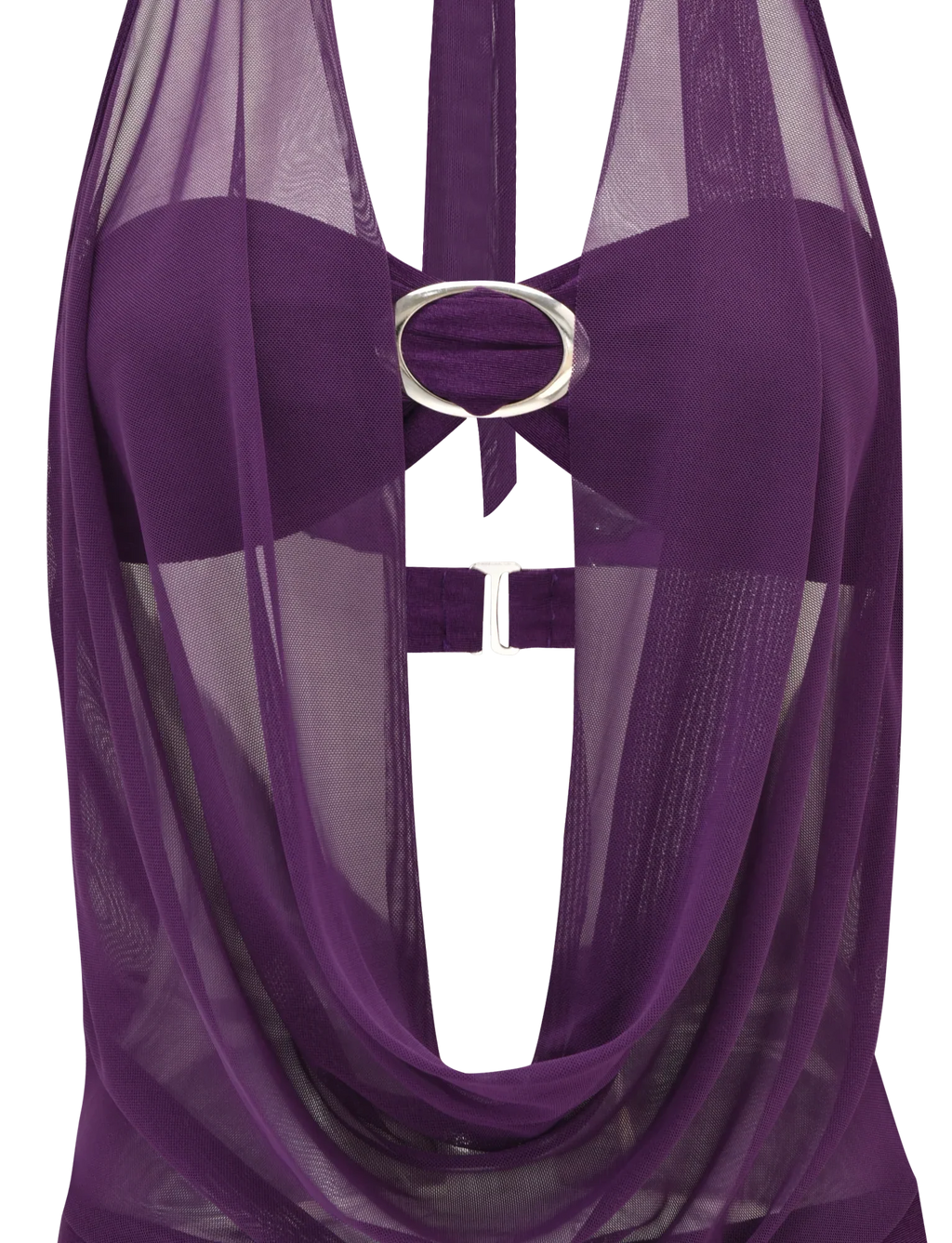 MAKENA TWO PIECE TOP PURPLE