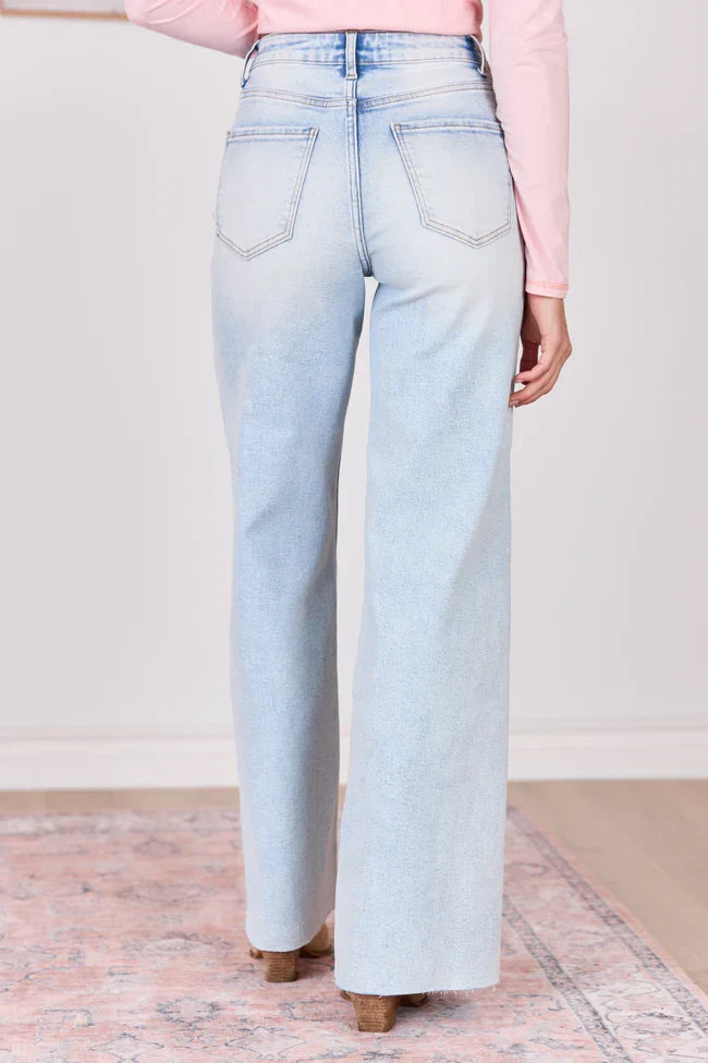 Jayda Bleached Wash Boyfriend Jeans SALE