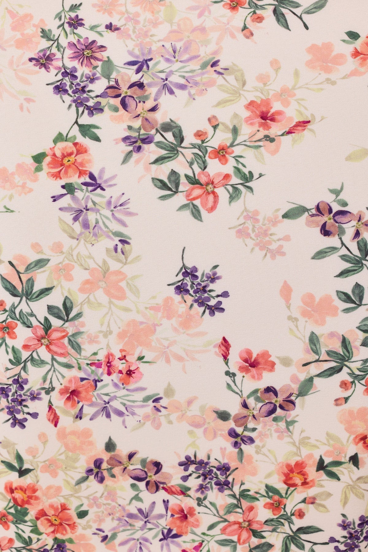 Layered Bra Detail Fishtail Midaxi Dress in Primrose Floral Print