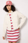 All Day Cropped Twill Jacket