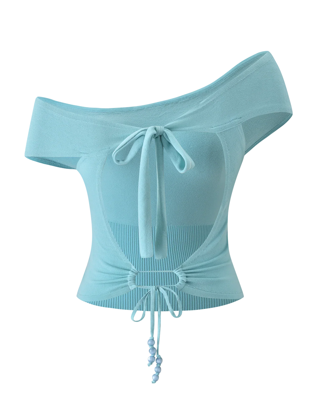 JASMINA KNIT TOP BLUE