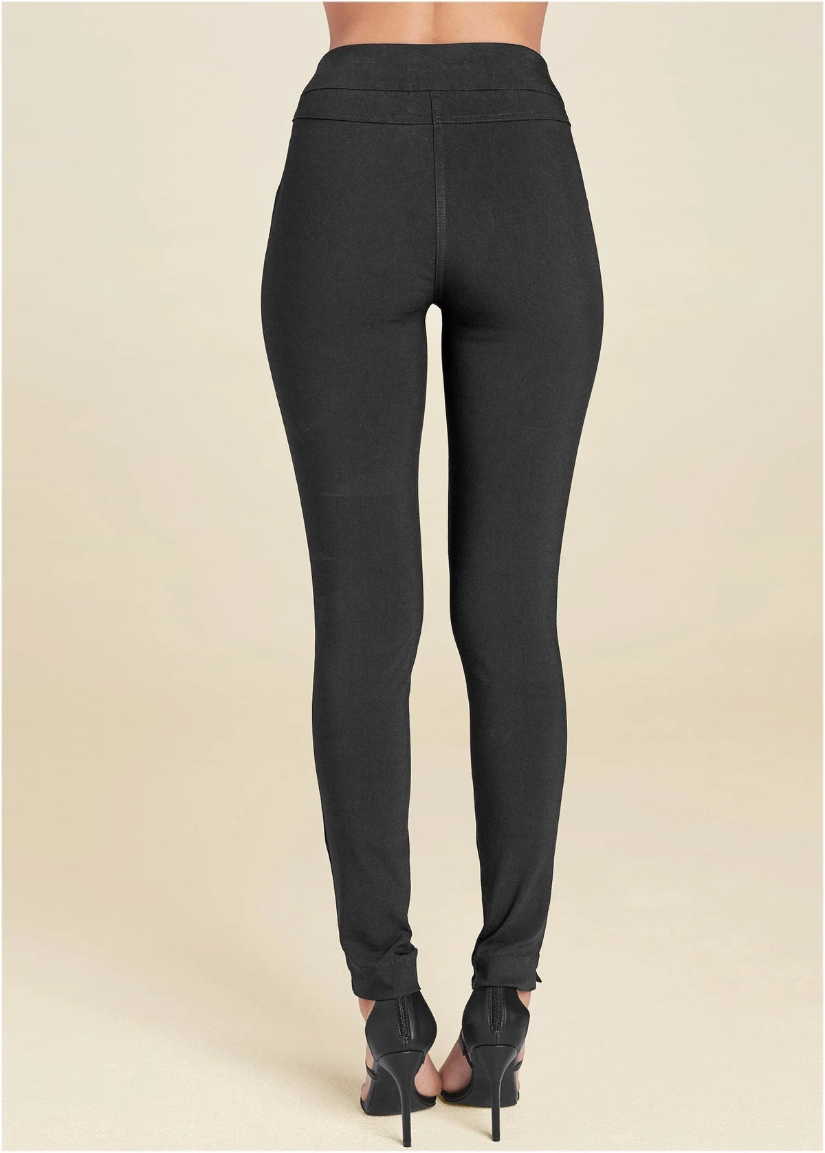 Slimming Stretch Jeggings Black