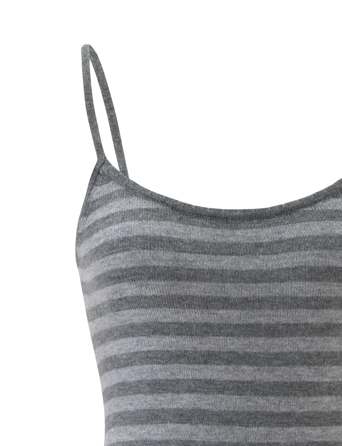 LEORA TOP GREY STRIPE