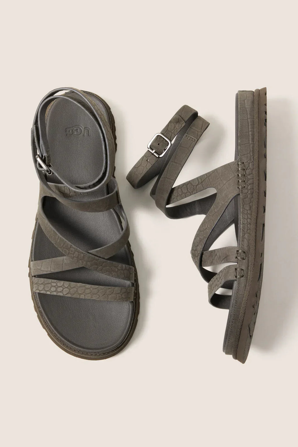 Goldgengaze Embossed Ankle Wrap