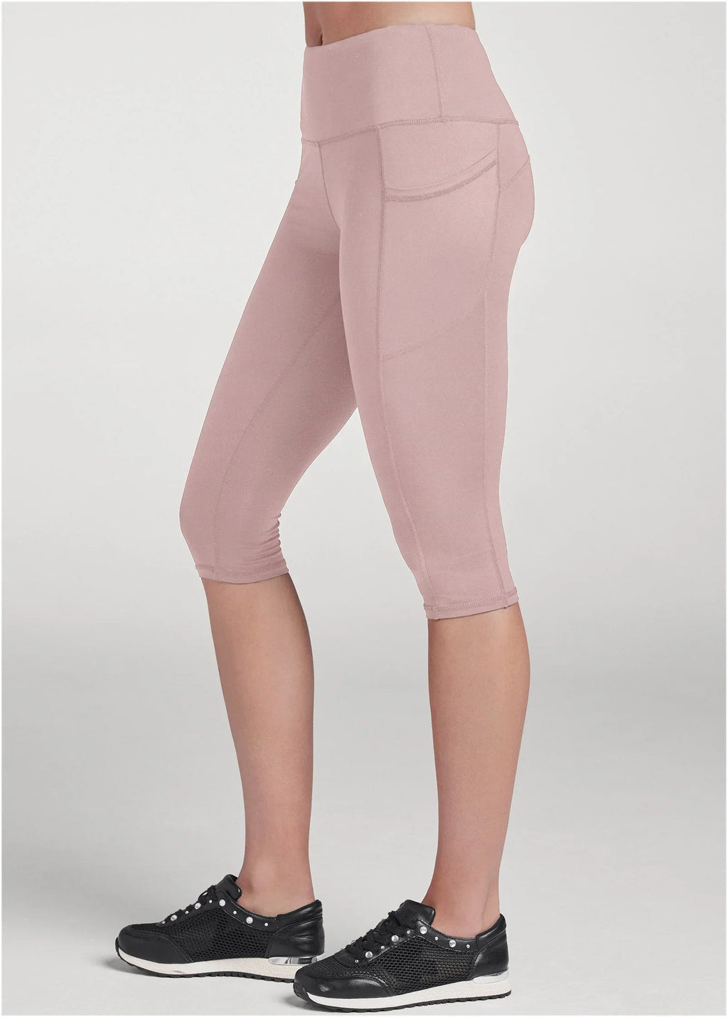 Pocket Capri Leggings Tan