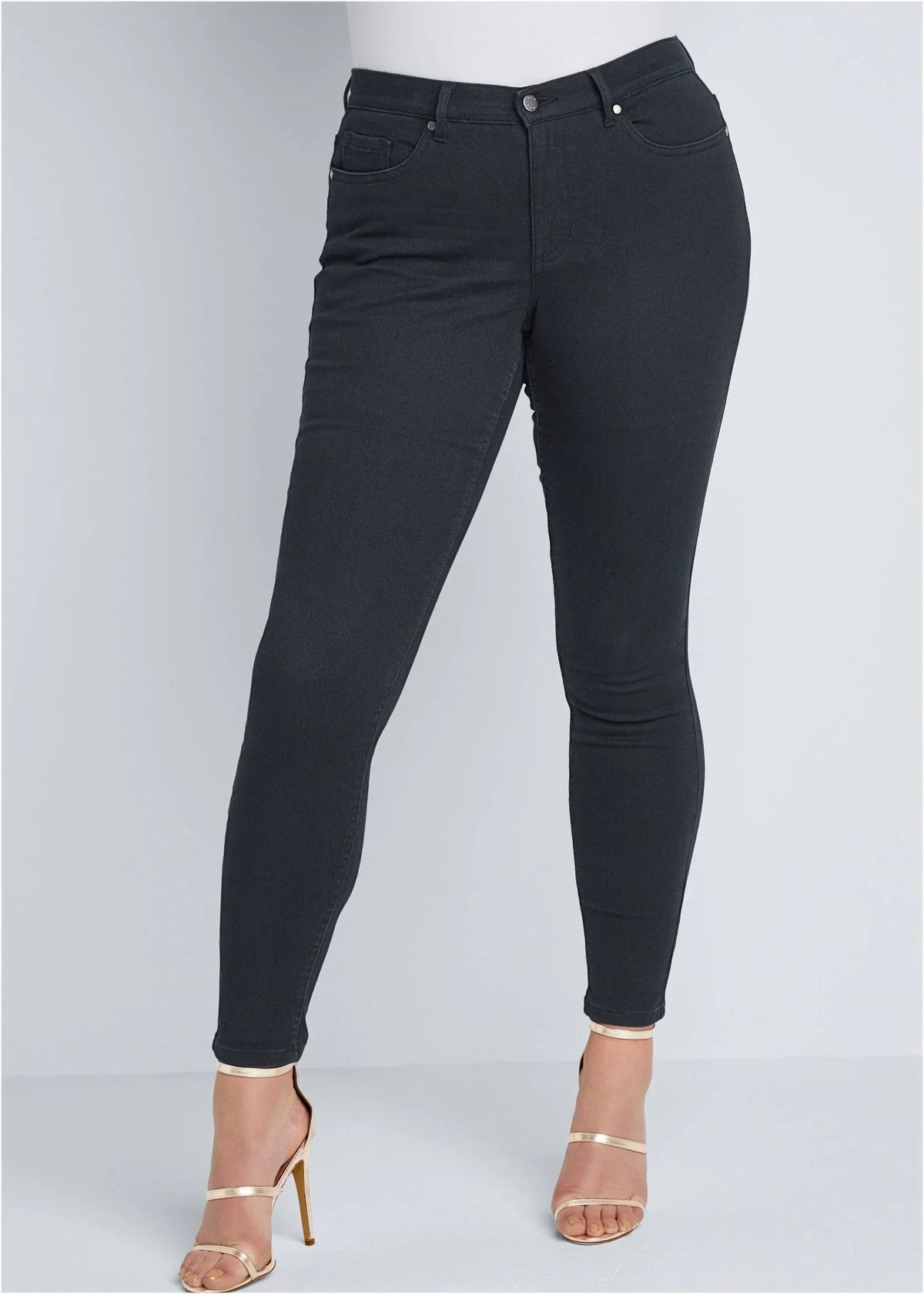 Heidi Skinny Jeans Black Denim