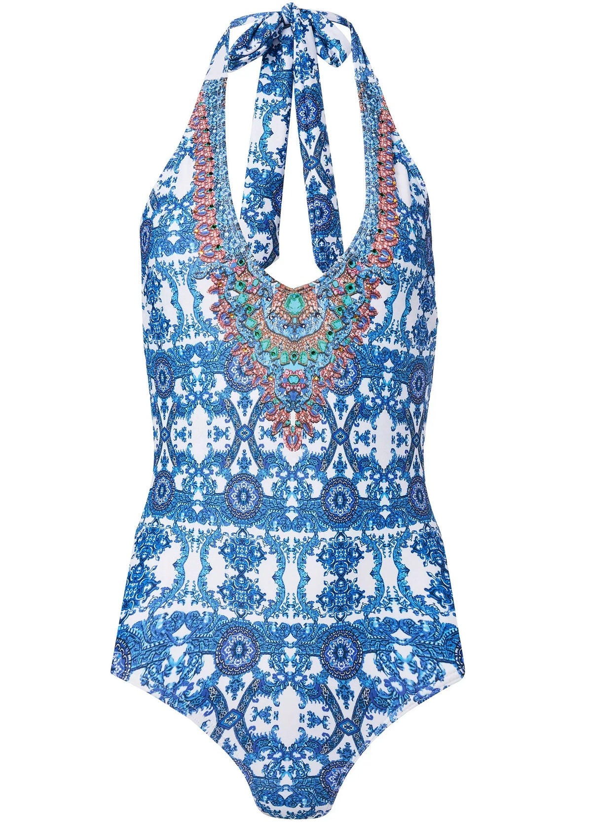 Blanc V Neck One Piece Enchantress