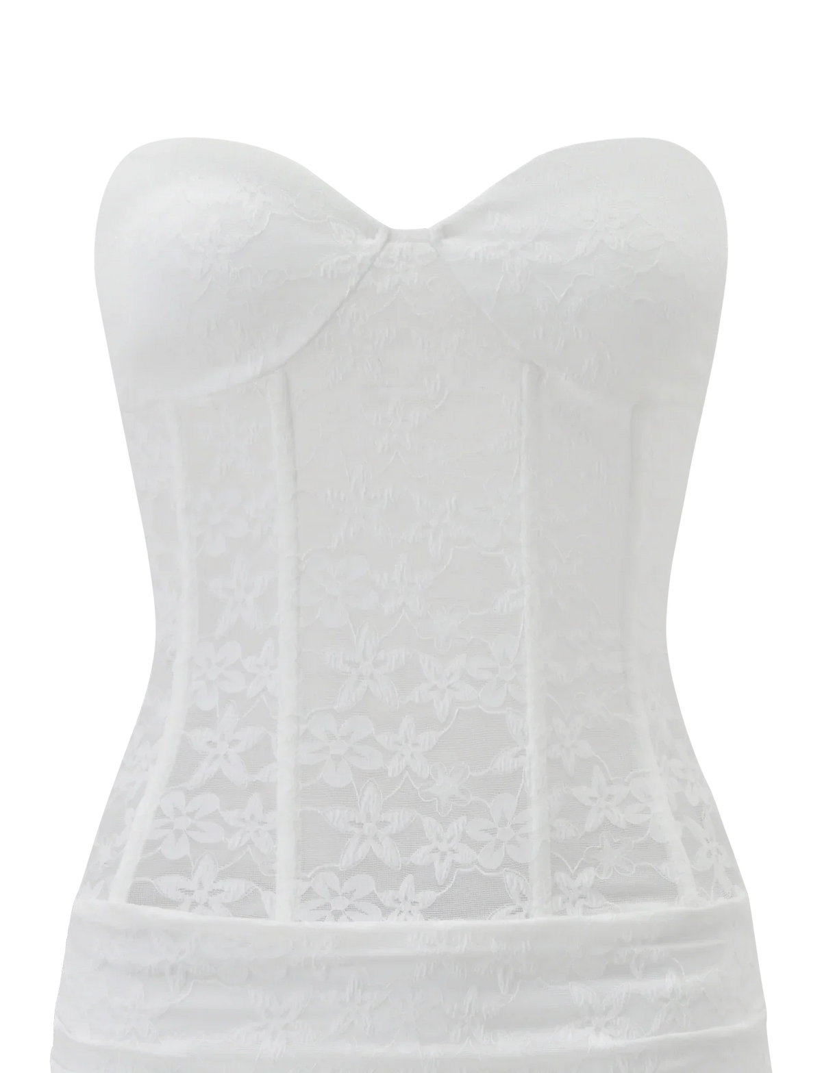 PETRA MINI DRESS WHITE LACE
