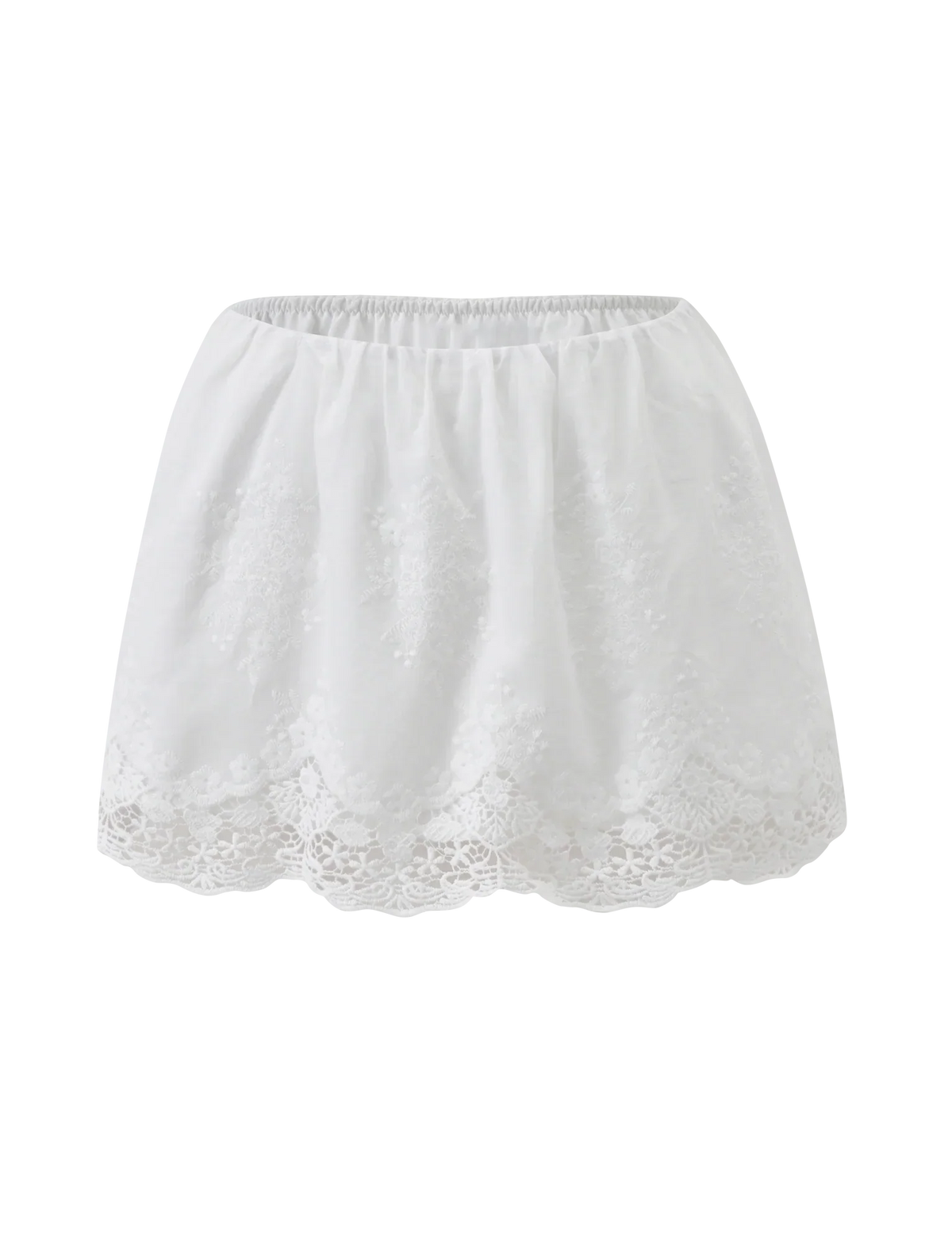 CAILEIGH MINI SKIRT WHITE