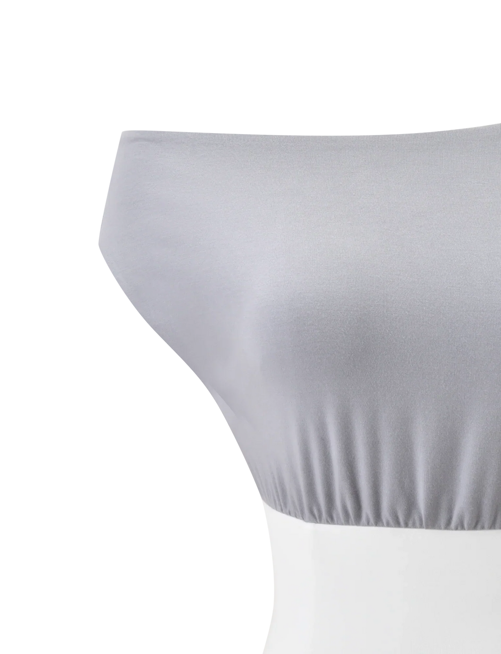 ALYSSA OFF SHOULDER TOP GREY