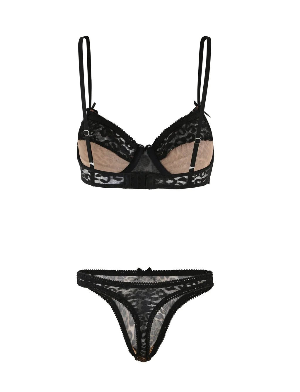 ALANIS SET NEUTRAL LEOPARD