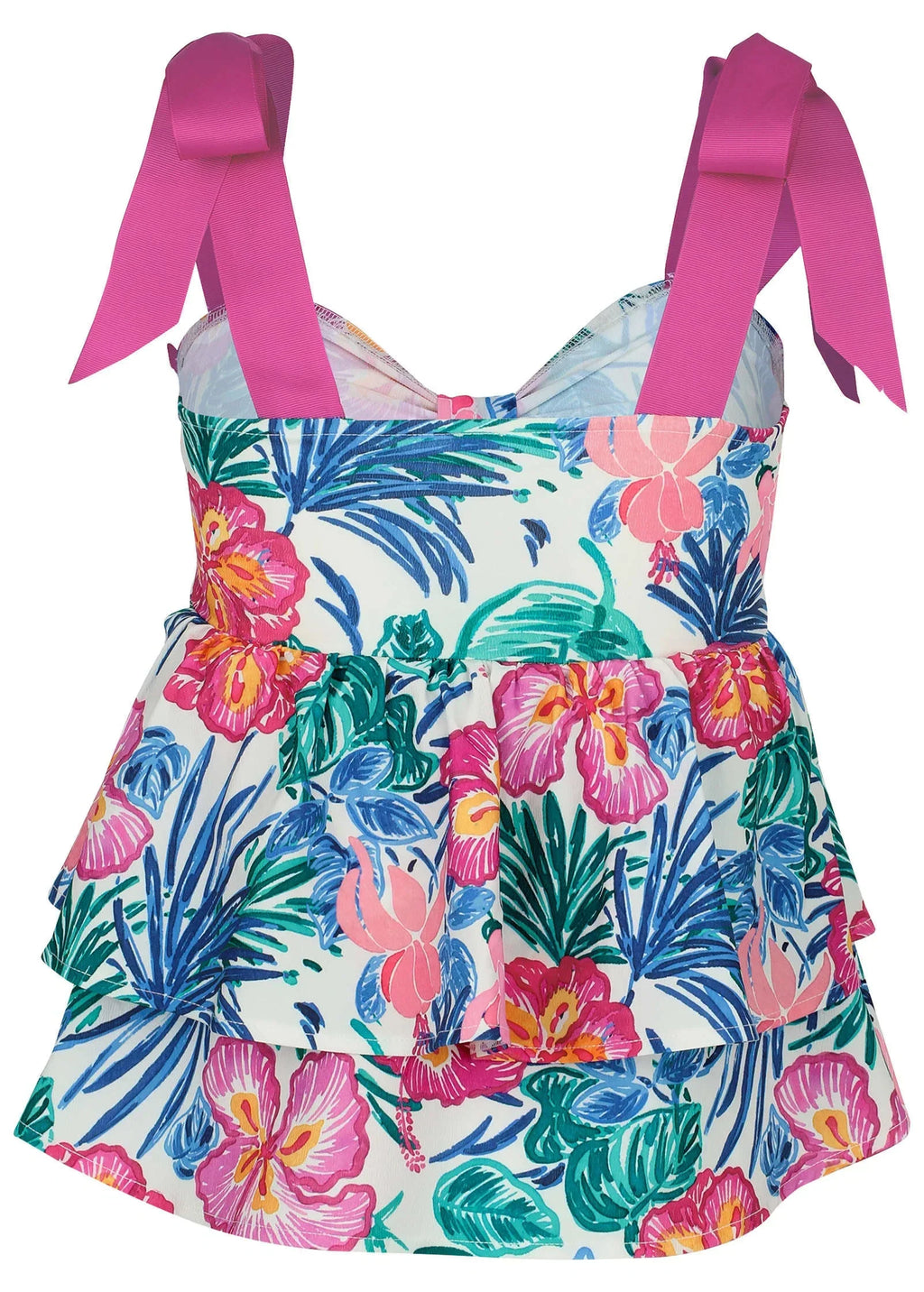 Tiered Ruffle Tank Botanical Garden