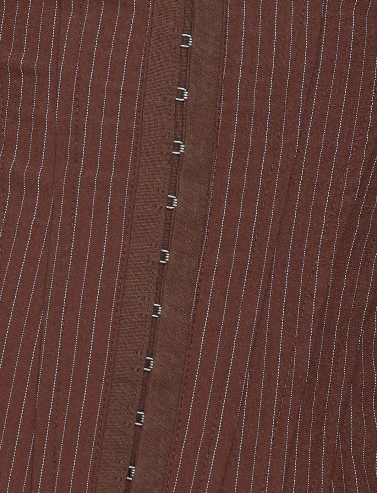 ANTONELLA CORSET 20 BROWN CHOCOLATE CHOCOLATE PINSTRIPE