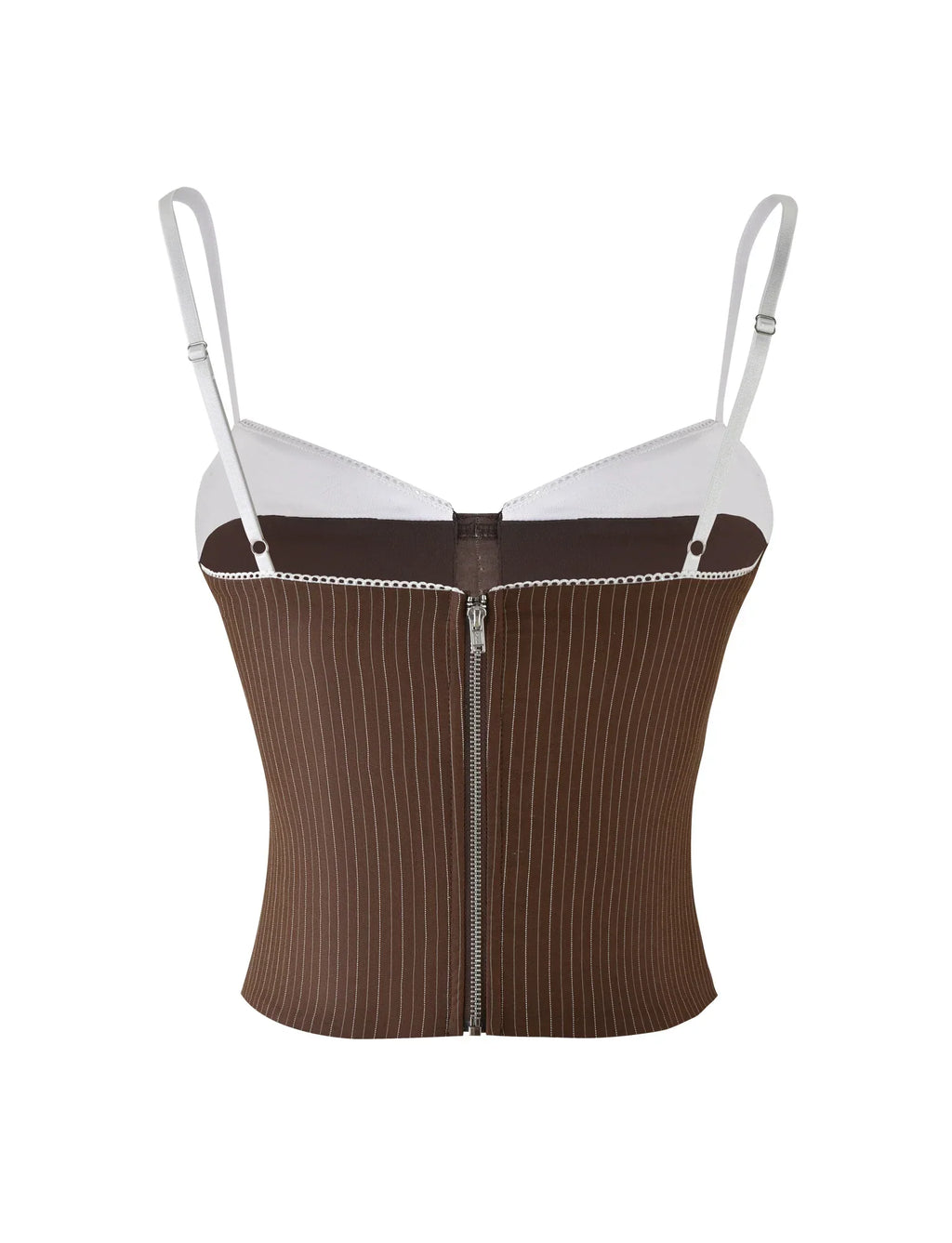 ANTONELLA CORSET 20 BROWN CHOCOLATE CHOCOLATE PINSTRIPE