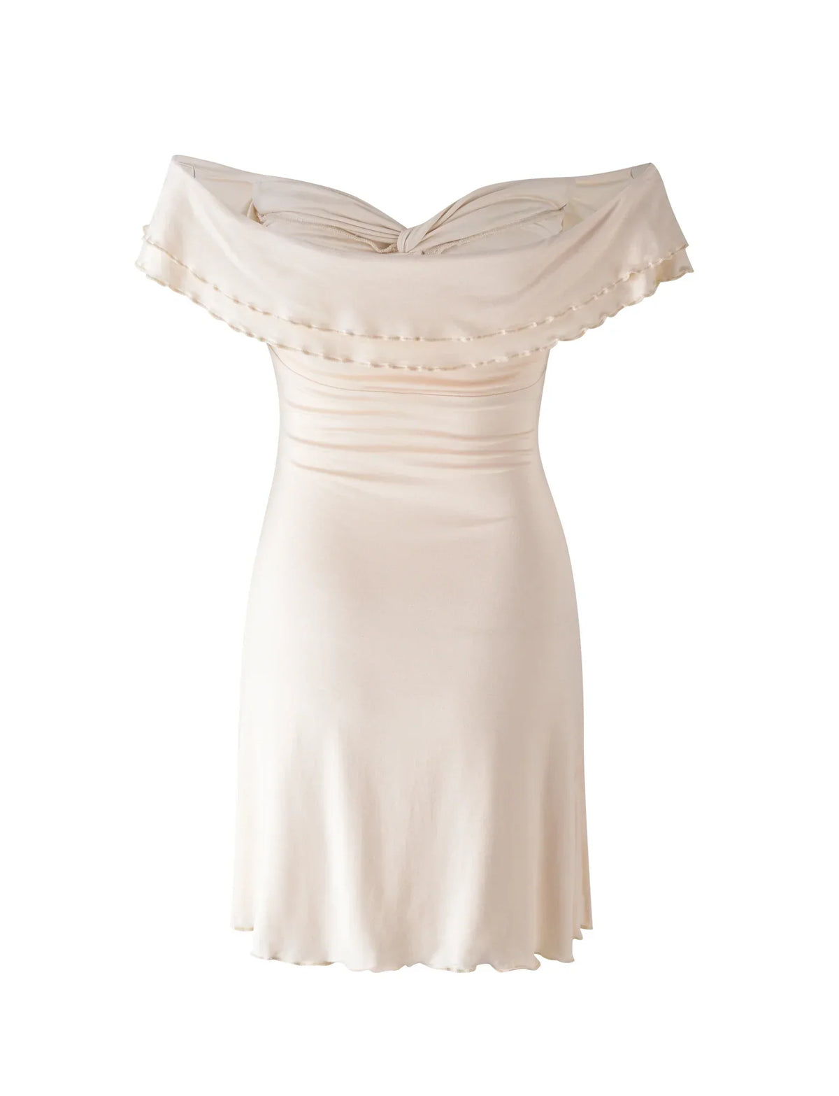 DENALI MINI DRESS WHITE BONE