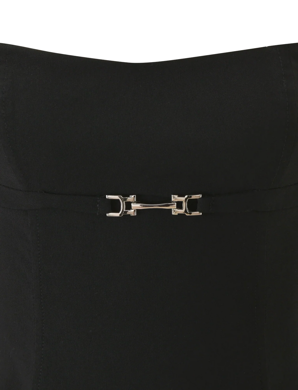 KITTIE BUCKLE TOP BLACK