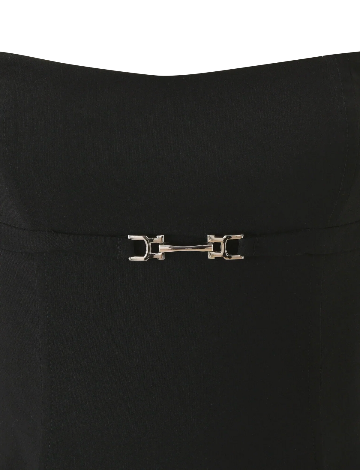 KITTIE BUCKLE TOP BLACK