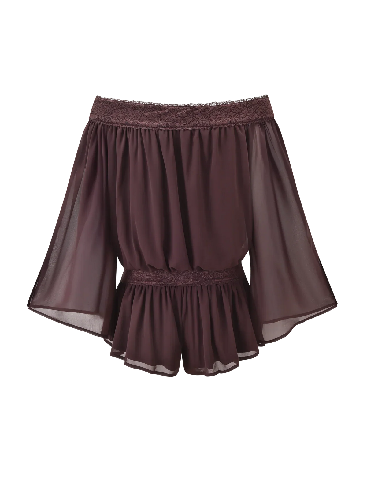 TESSIE PLAYSUIT BROWN