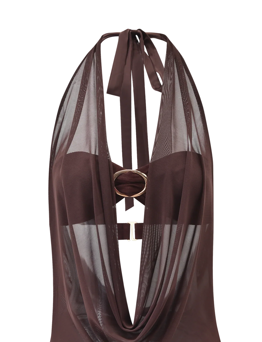 MAKENA TWO PIECE DRESS CHOCOLATE