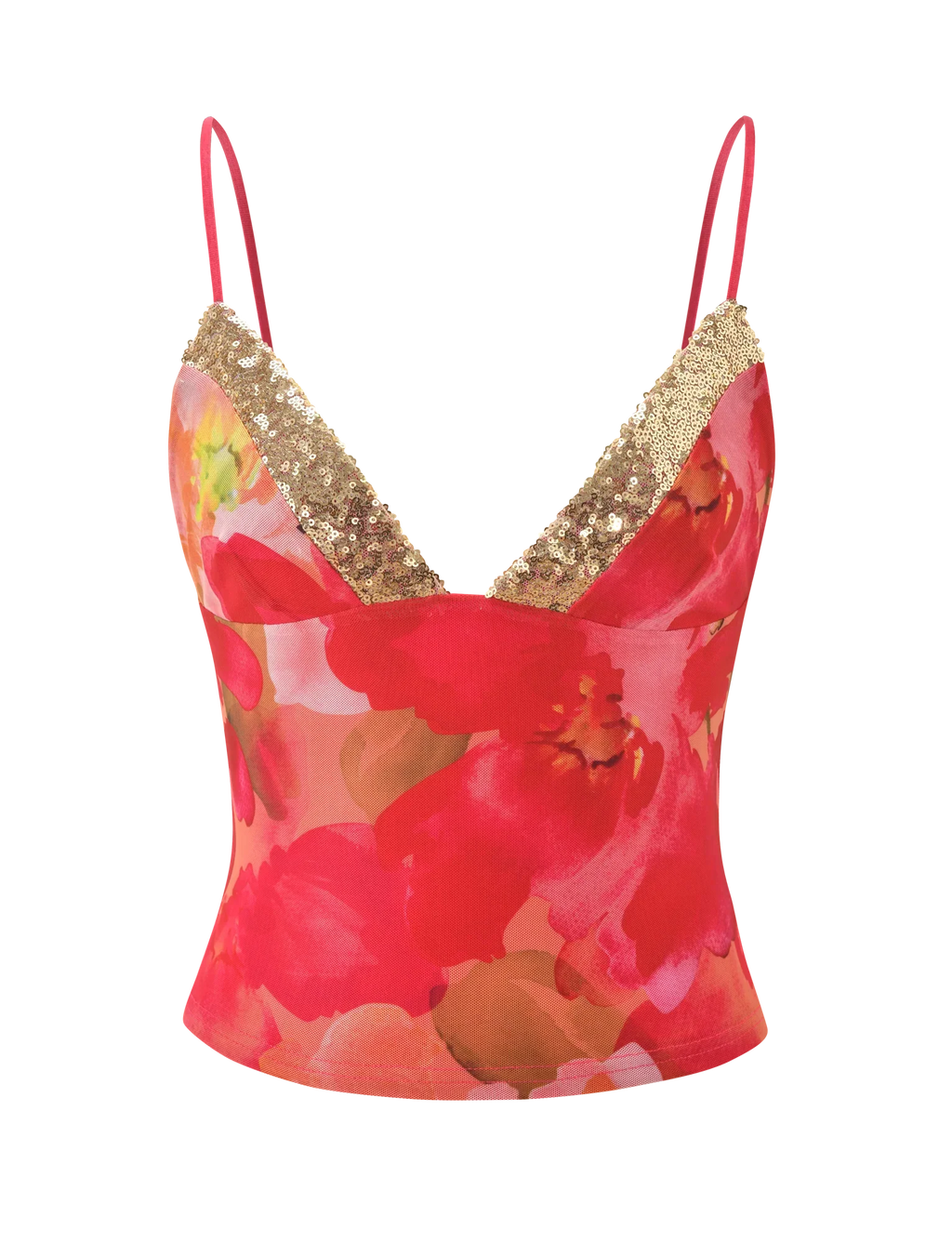 FENELLA TOP DAIQUIRI FLORAL