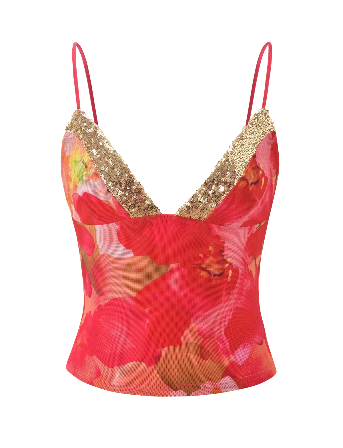 FENELLA TOP DAIQUIRI FLORAL