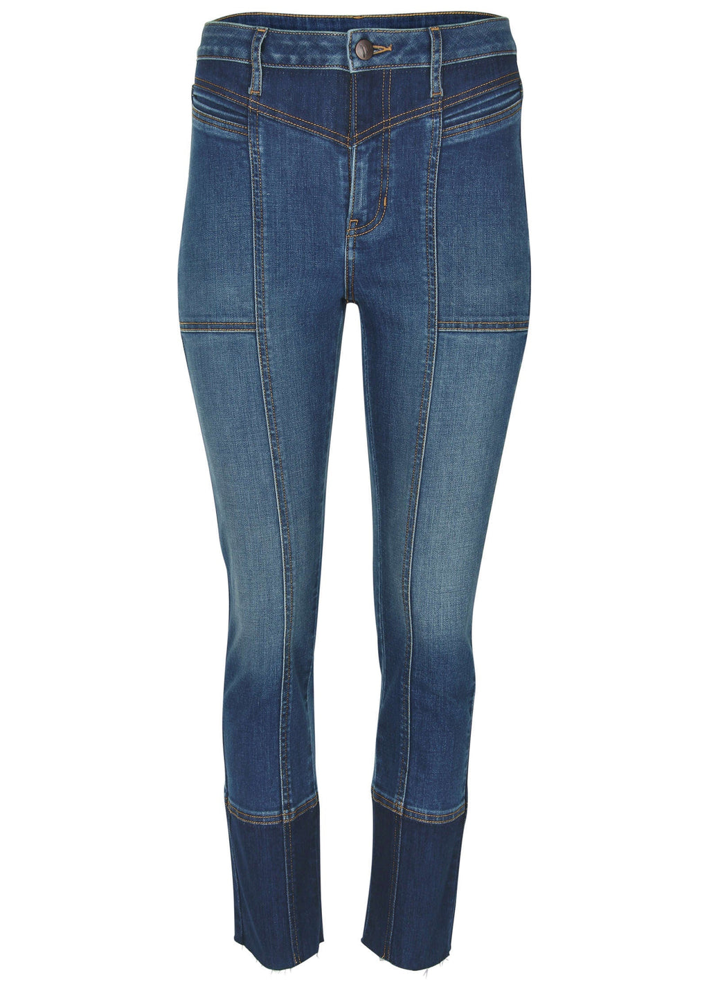 Audrey Straight Leg Jean Medium Dark Wash