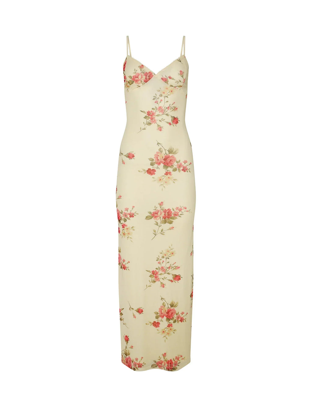 JULIANNA DRESS YELLOW MACRO FLORAL POP FLORAL