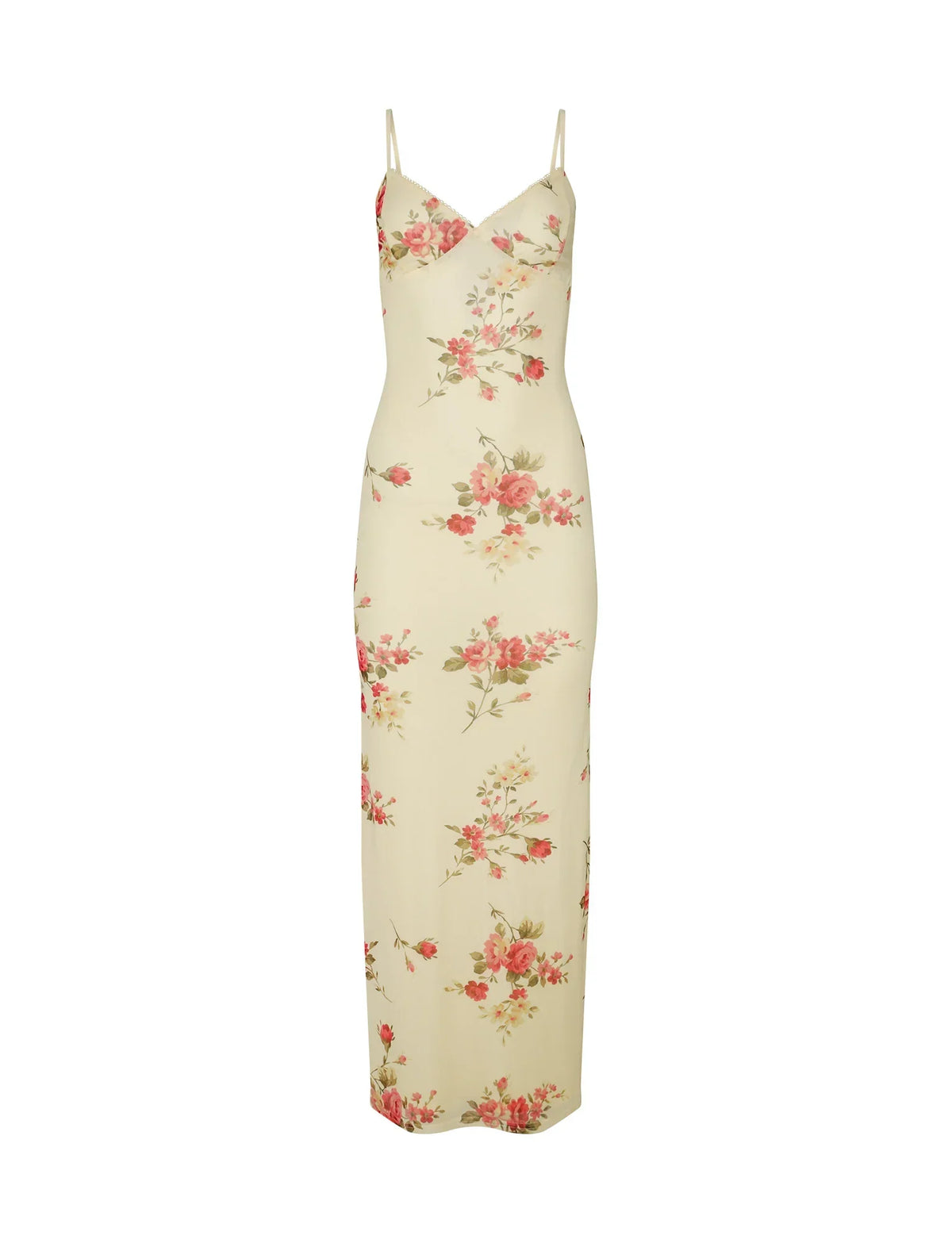 JULIANNA DRESS YELLOW MACRO FLORAL POP FLORAL