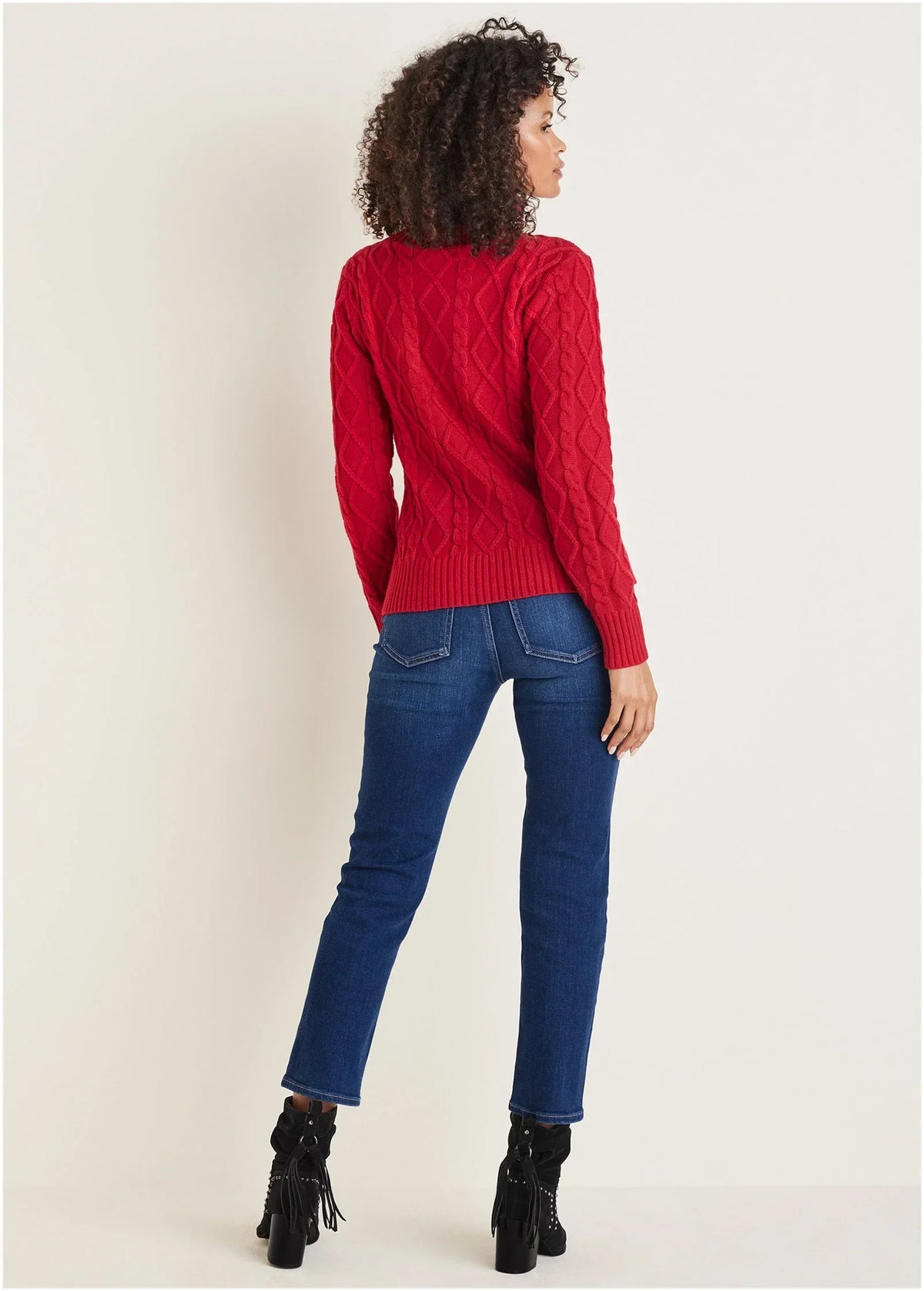 Zip Pullover Equestrian Red