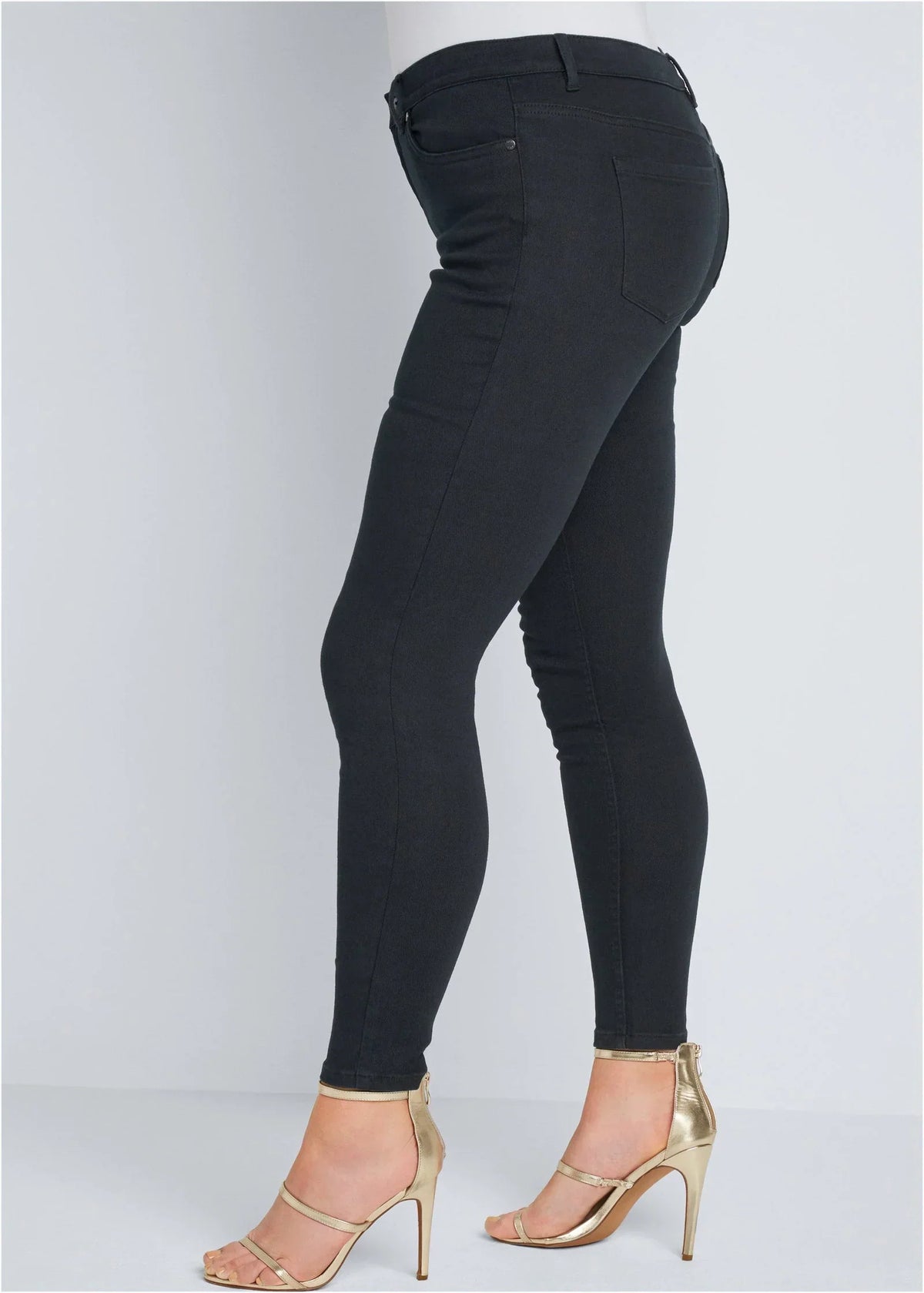 Heidi Skinny Jeans Black Denim