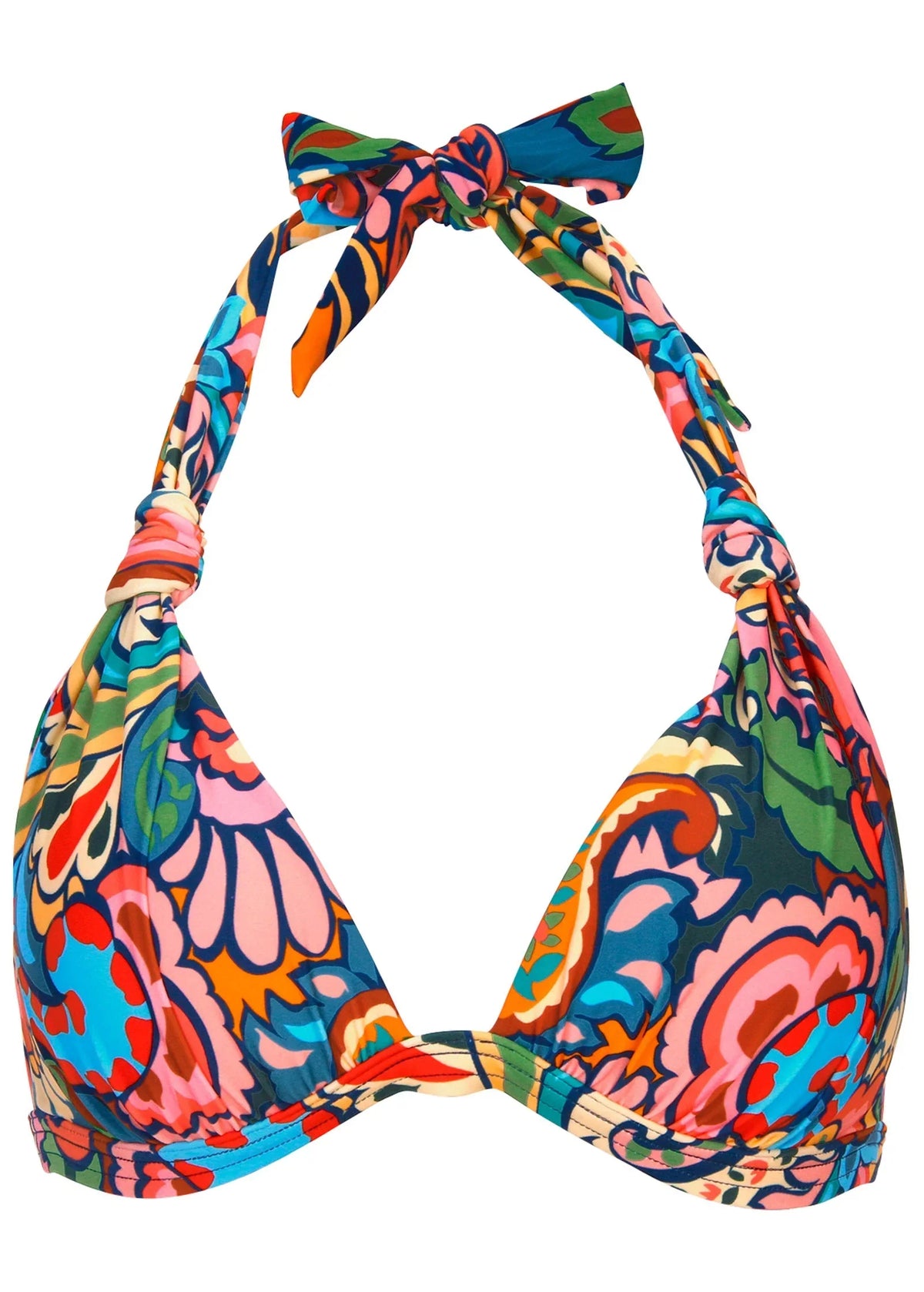 Goddess Push Up Bikini Top Fiesta Paisley