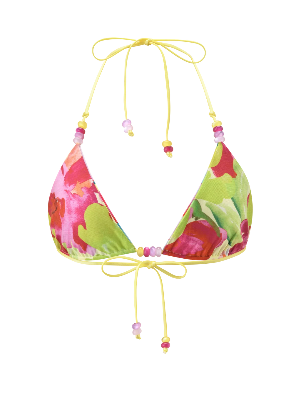 FINLEA REVERSIBLE BIKINI TOP GARDEN DAIQUIRI FLORAL