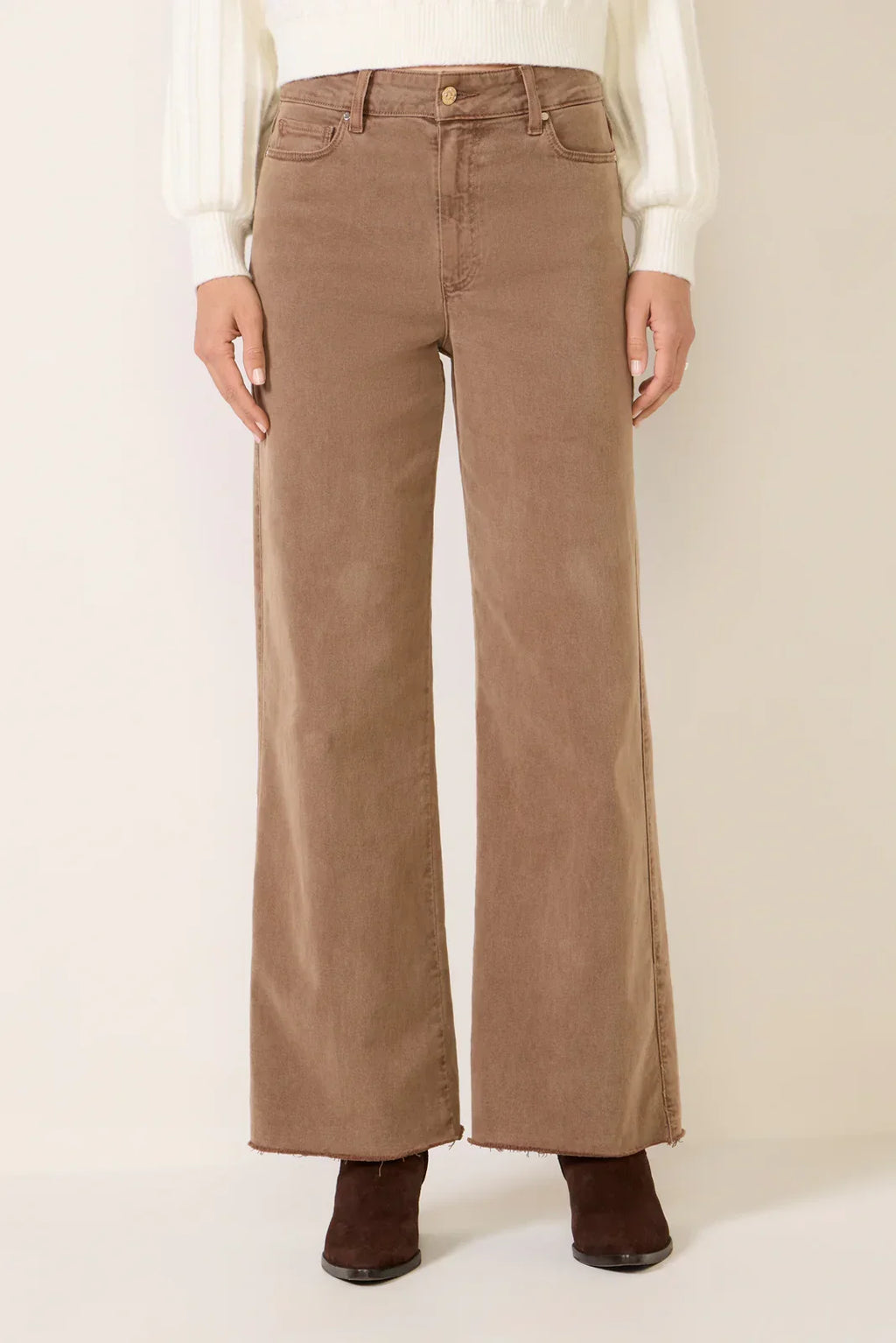 Anessa 31 w Raw Hem Wide Leg Pant