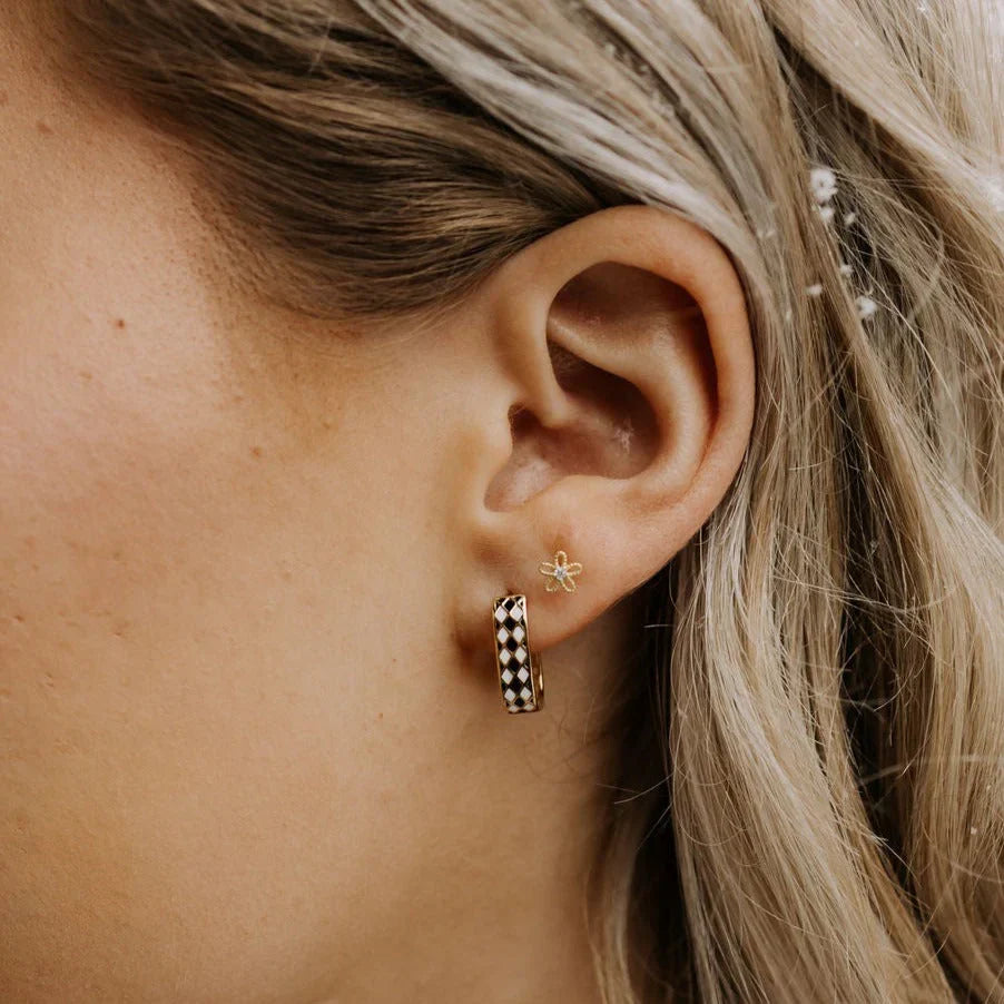 Times Square Reversible Hoop Earrings