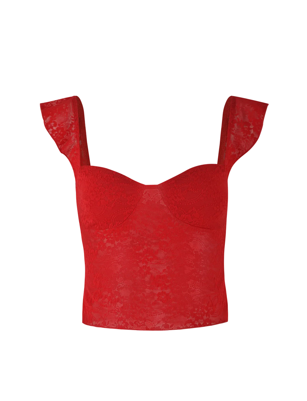 LORNA TOP RED